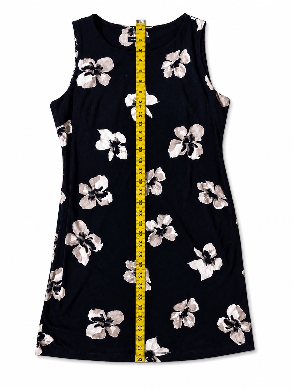 Tommy Hilfiger Size 10P Navy Floral Shift Dress - - Picture 4 of 6